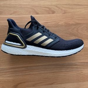 Adidas Ultraboost 20 Black/Gold/White Men’s size 11 *EUC*